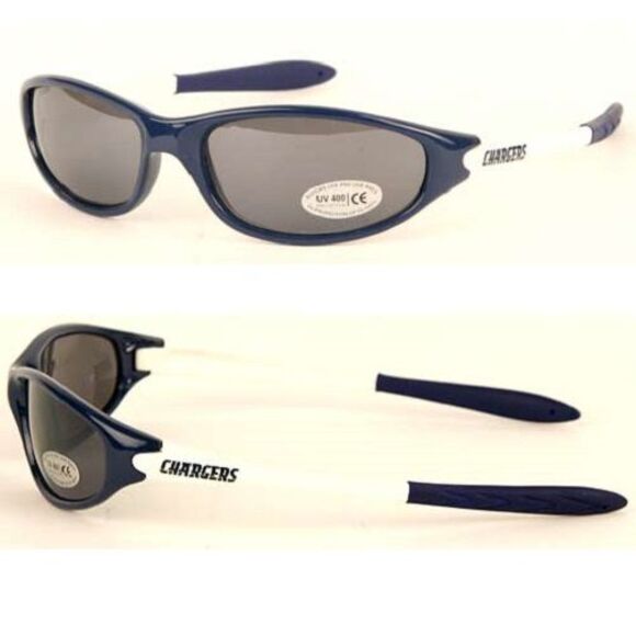 Los Angeles Chargers NFL Sleek Wrap Sunglasses - Picture 3 of 3